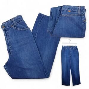 LEVI'S VINTAGE 1970s ORANGE TAB Jeans High Rise Wide Leg - Size 14